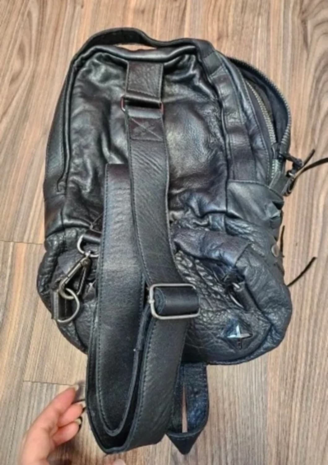 남녀ok! 일본구매 천연가죽 백팩.사카이.릭오웬스 상품이미지5