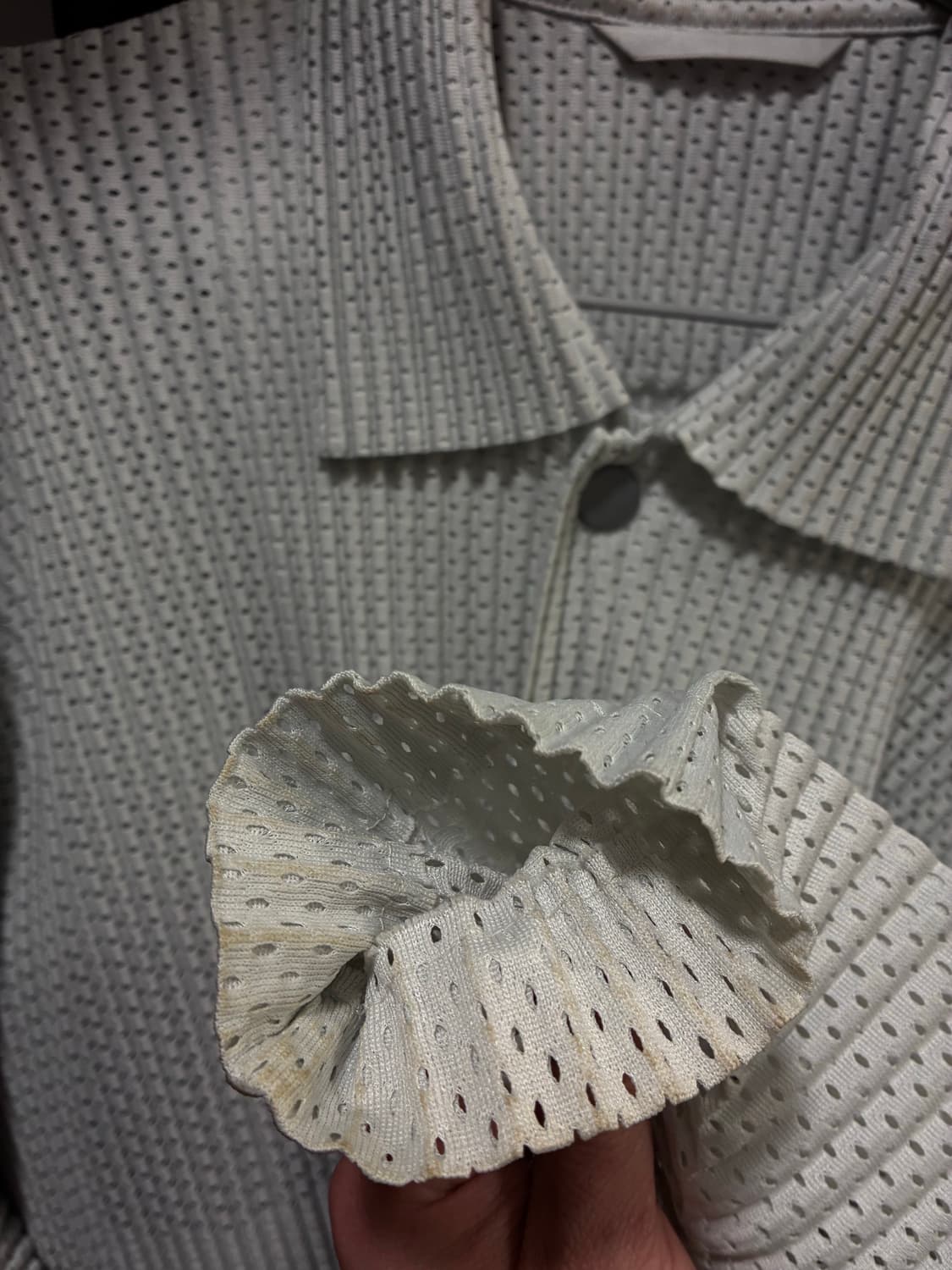 옴므플리세 펀칭 자켓 2 상품이미지3