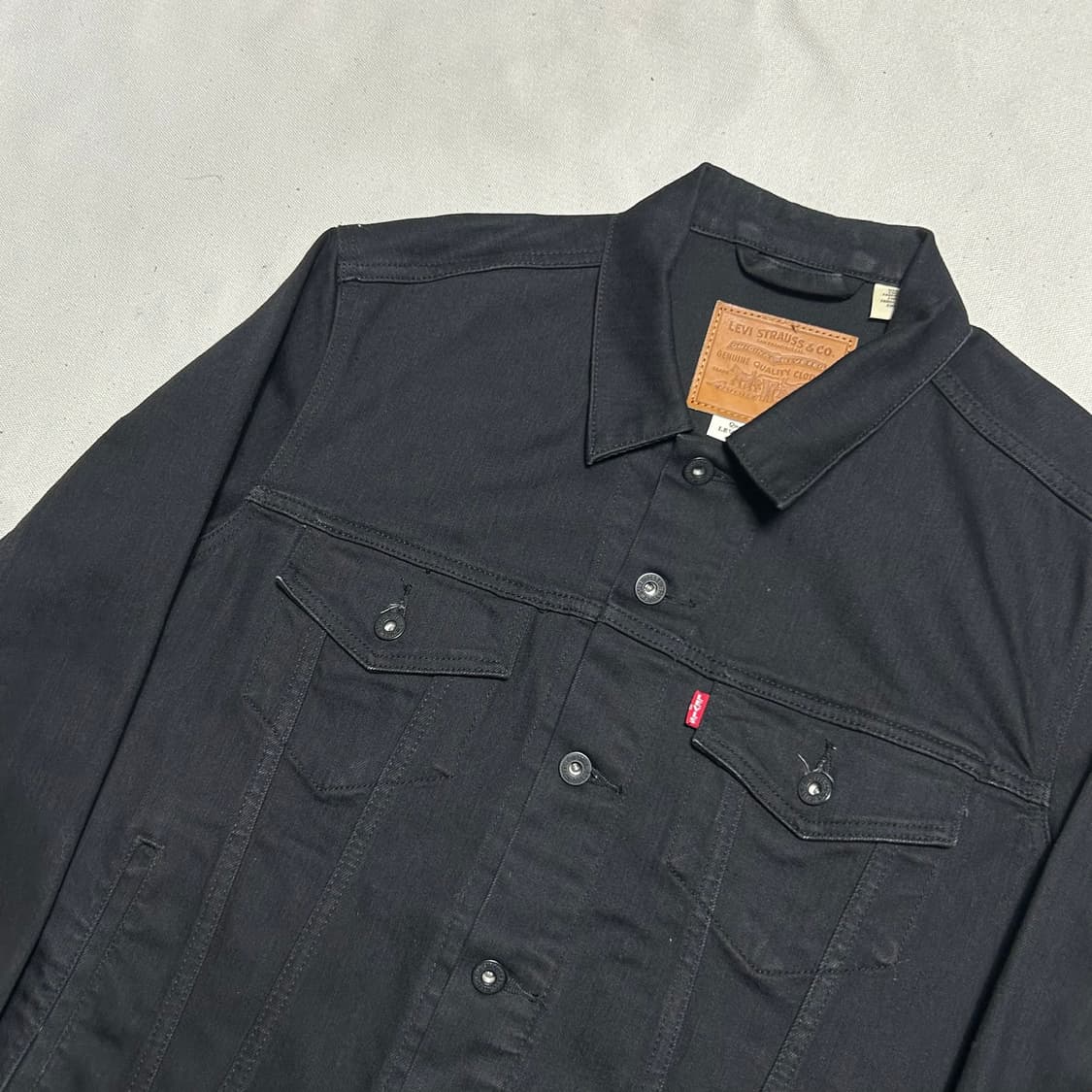 M 리바이스 블랙 데님 자켓 0330 상품이미지1