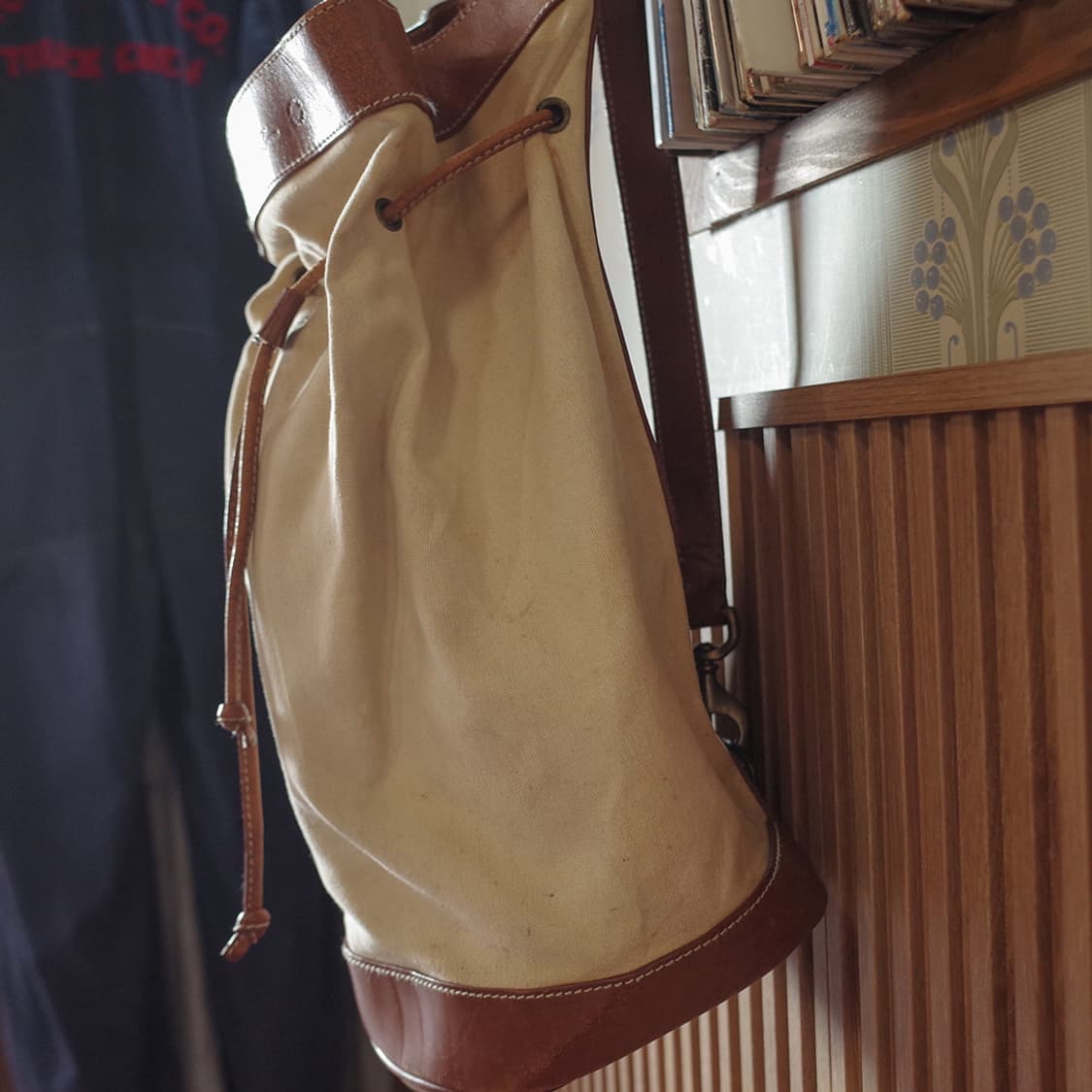 80~90’s PRL Canvas 1-Shouler Bucket Bag 상품이미지2
