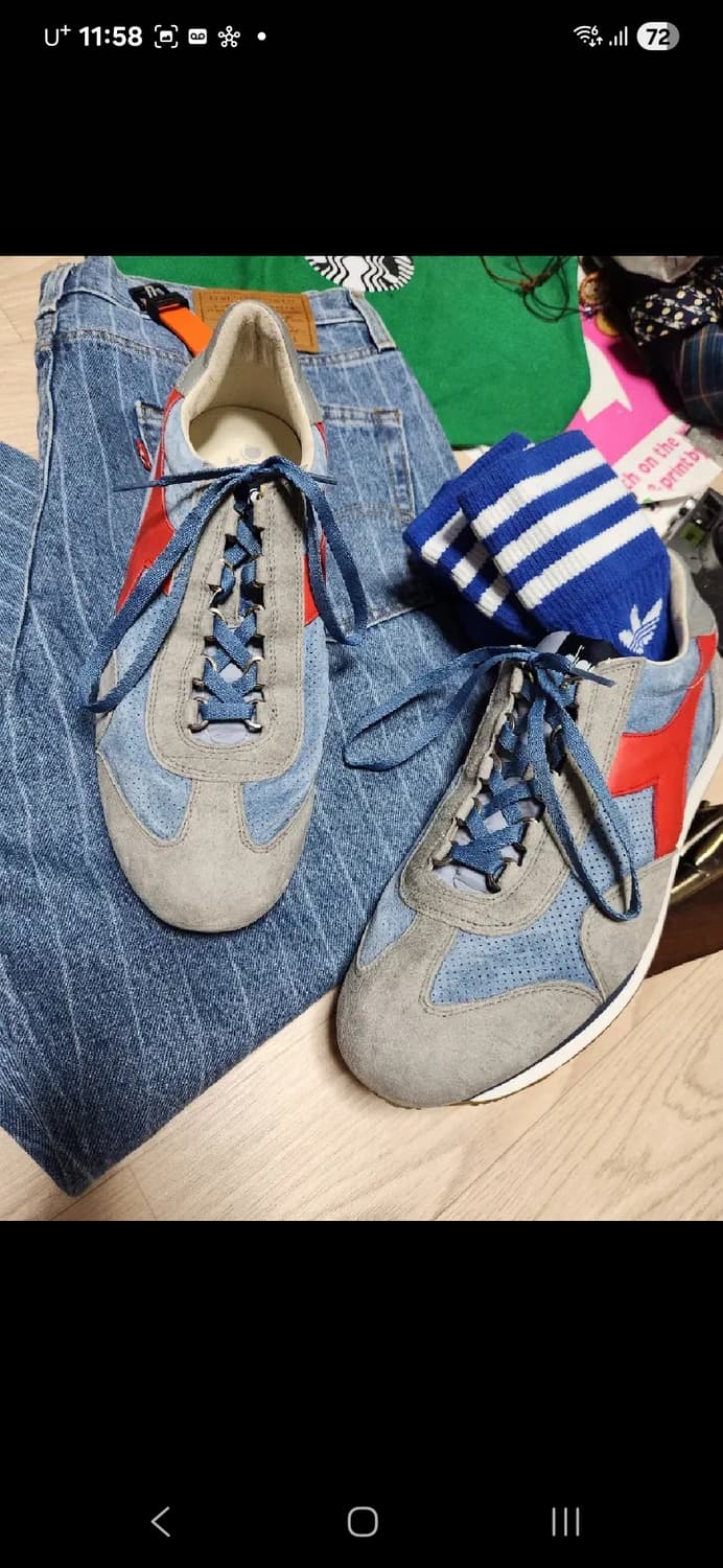 (스튜디오 촬영)(거의 새거)DIADORA 헤리티지 275 상품이미지7