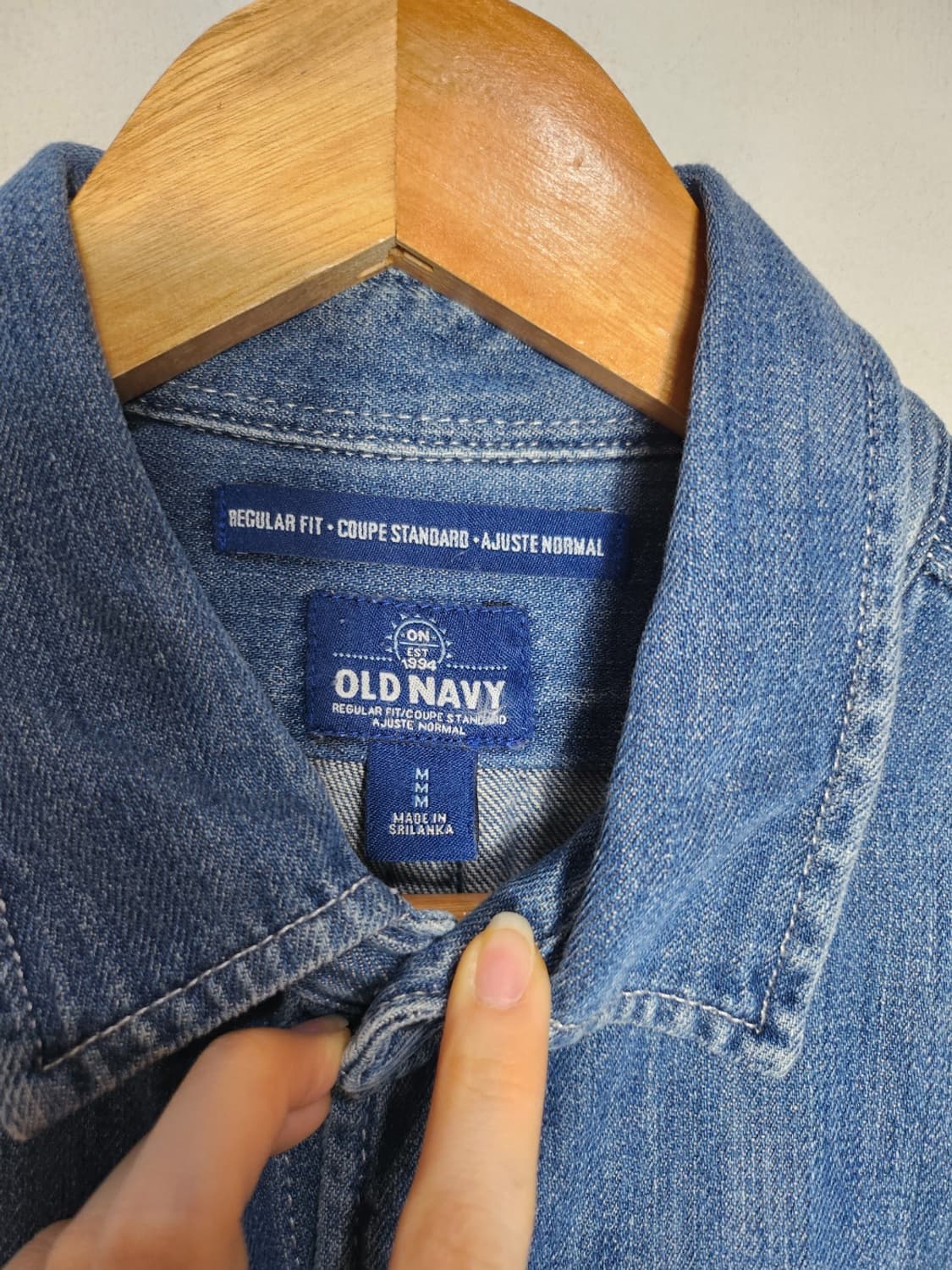 M 올드네이비 데님 워크웨어 셔츠 상품이미지2