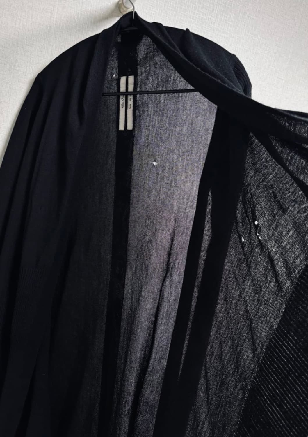 Rick Owen Long Wrap Cardigan 상품이미지3
