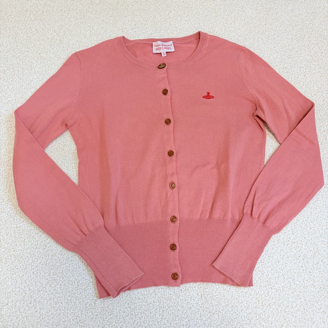 비비안웨스트우드 레드라벨 핑크 가디건 상품이미지8