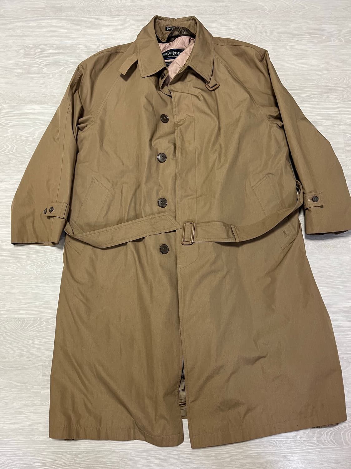 입생로랑 빈티지 간절기코트 95-100정도 상품이미지1