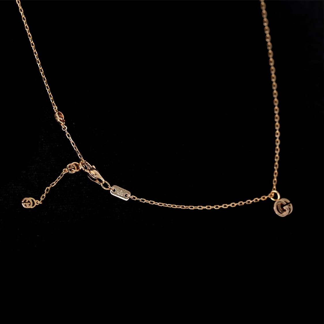 구찌 러닝 G 옐로우골드 네크리스 GG로고 목걸이 687118 상품이미지5