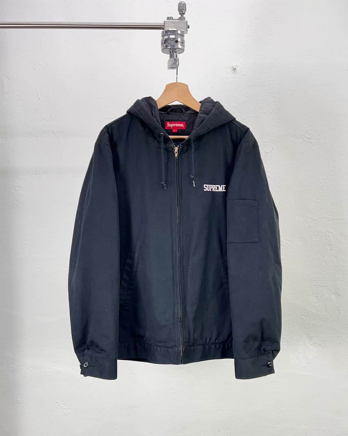 슈프림 x 레이먼드 패티본  14AW bang 후드 퀼팅 워크 자켓 상품이미지2