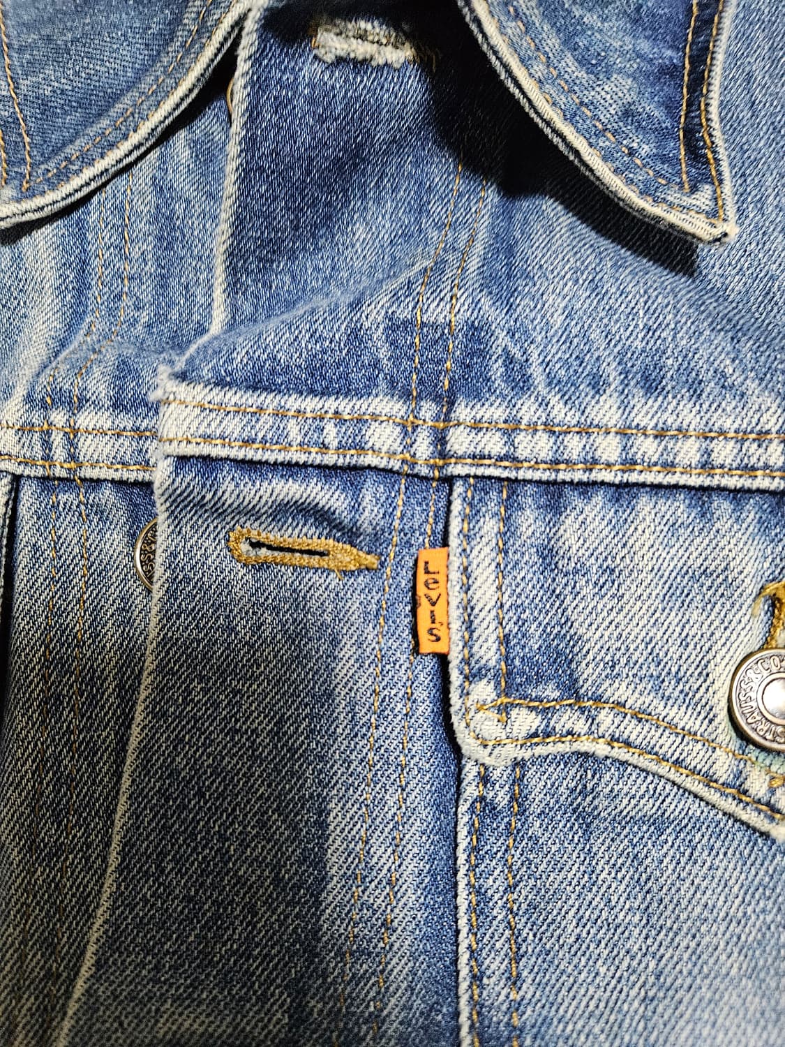 리바이스 90s 70696 오렌지탭 데님 자켓 상품이미지3