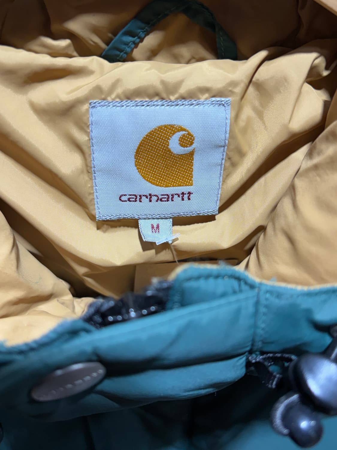 M Carhartt 칼하트 투포켓 아메카지 그린 푸퍼 상품이미지6