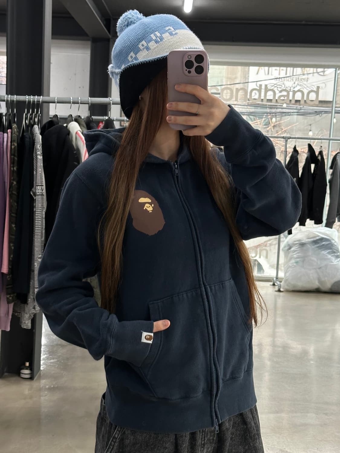 베이프 사루 투웨이 후드집업 상품이미지3