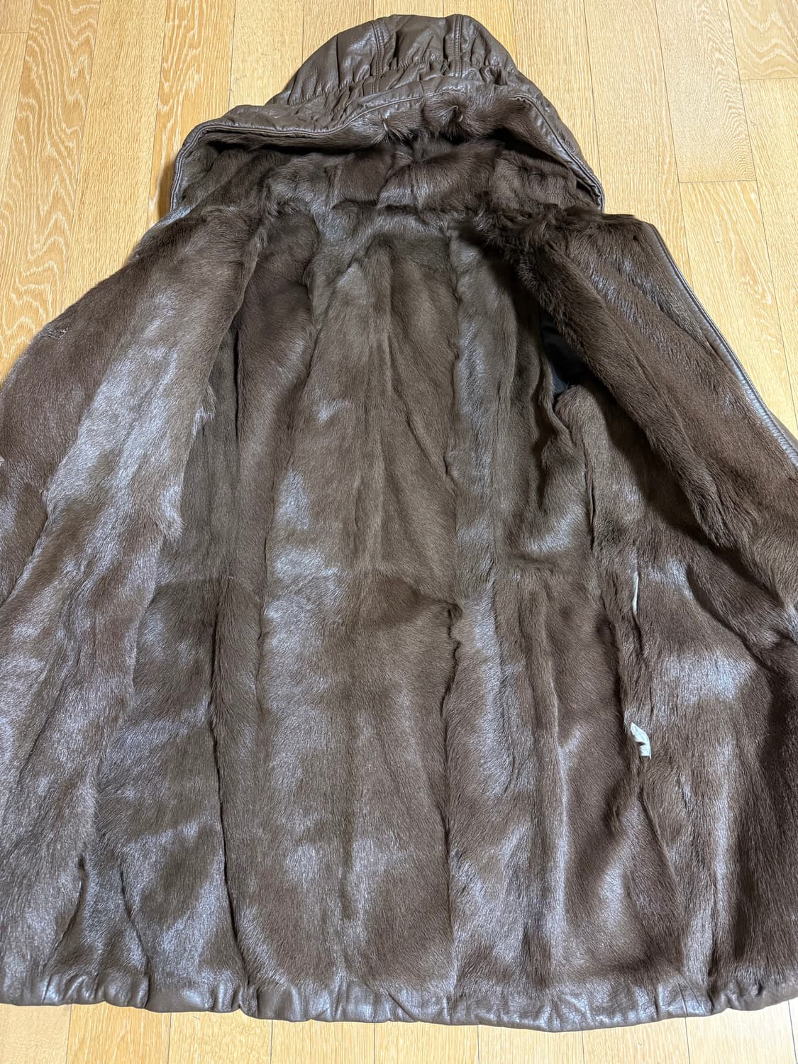 염소가죽 후드 코트 66 상품이미지3