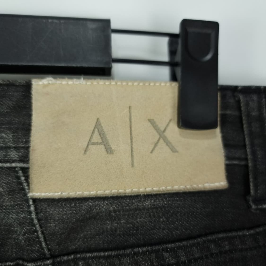 [아르마니] 슬림핏 흑청 블랙 데님 팬츠 청바지 P01409 상품이미지6