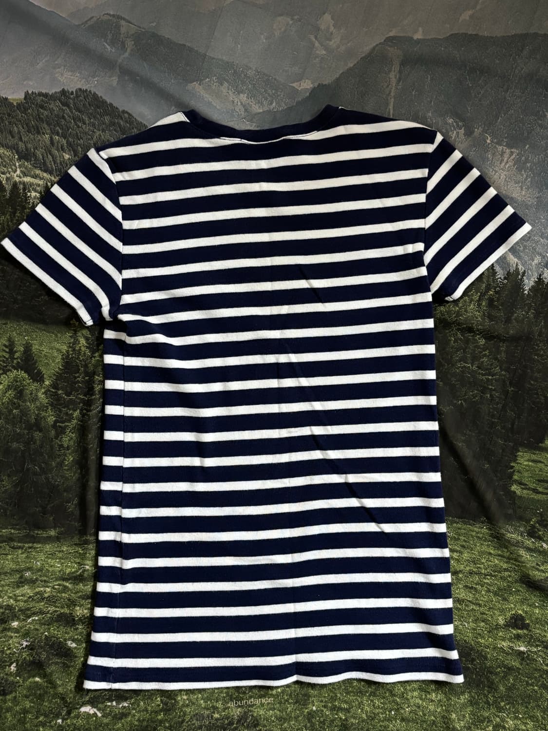 랄프로렌 남색 스트라이프 반팔 상품이미지3