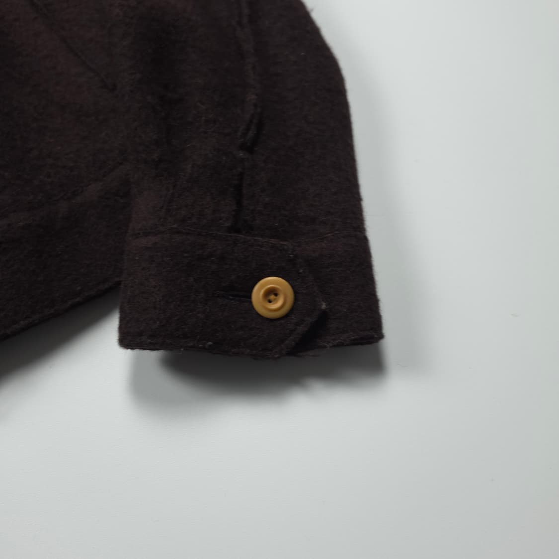 45 RPM 일판 크롭 모직 자켓 브라운 (85) 상품이미지3