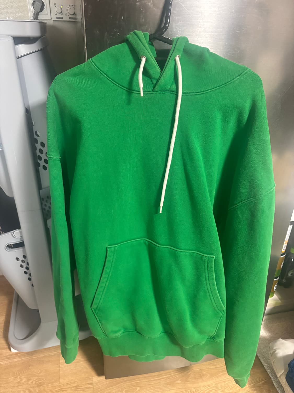 소버먼트 솔리드 후드 레이싱 그린 m 상품이미지1