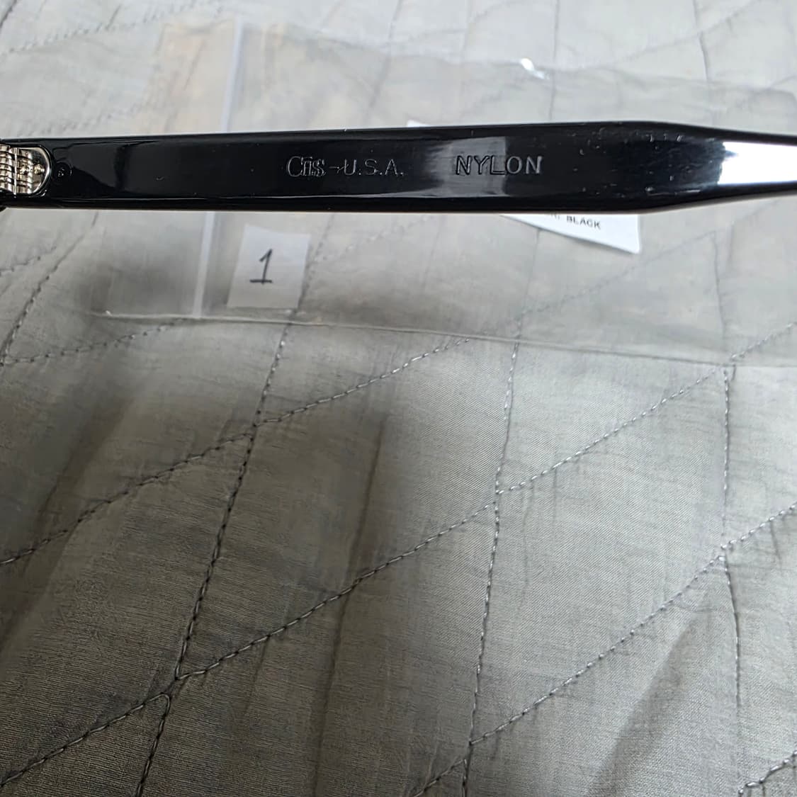 [50-23] 빈티지 크리스 옵티컬 얀크 YANK 블랙 안경테 1 상품이미지5