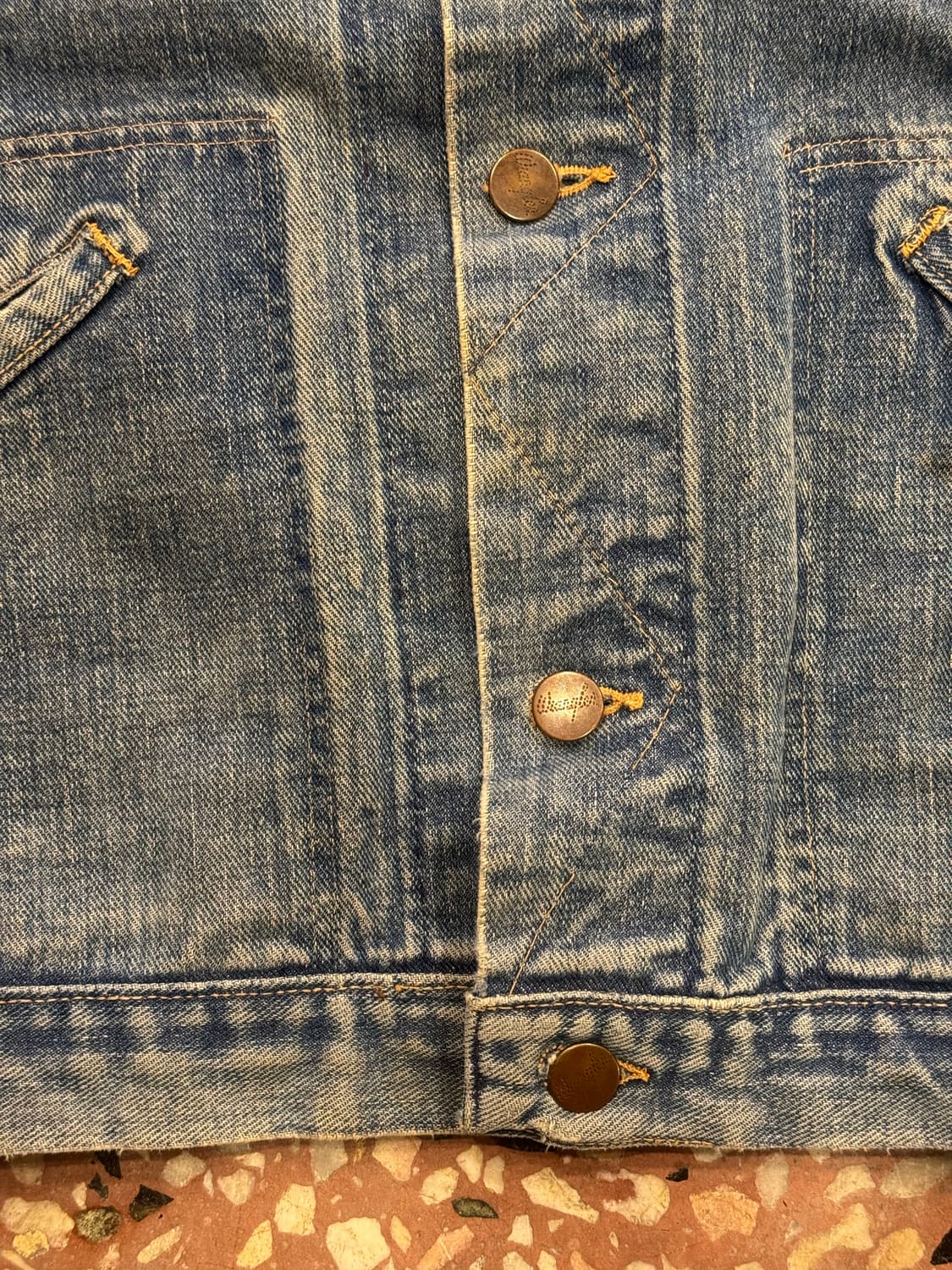 60s Wrangler 124MJ 데님 자켓 (36~38) 상품이미지8