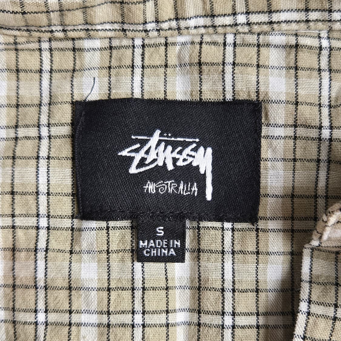 작은 녹색 스투시  버튼업 셔츠  상품이미지2