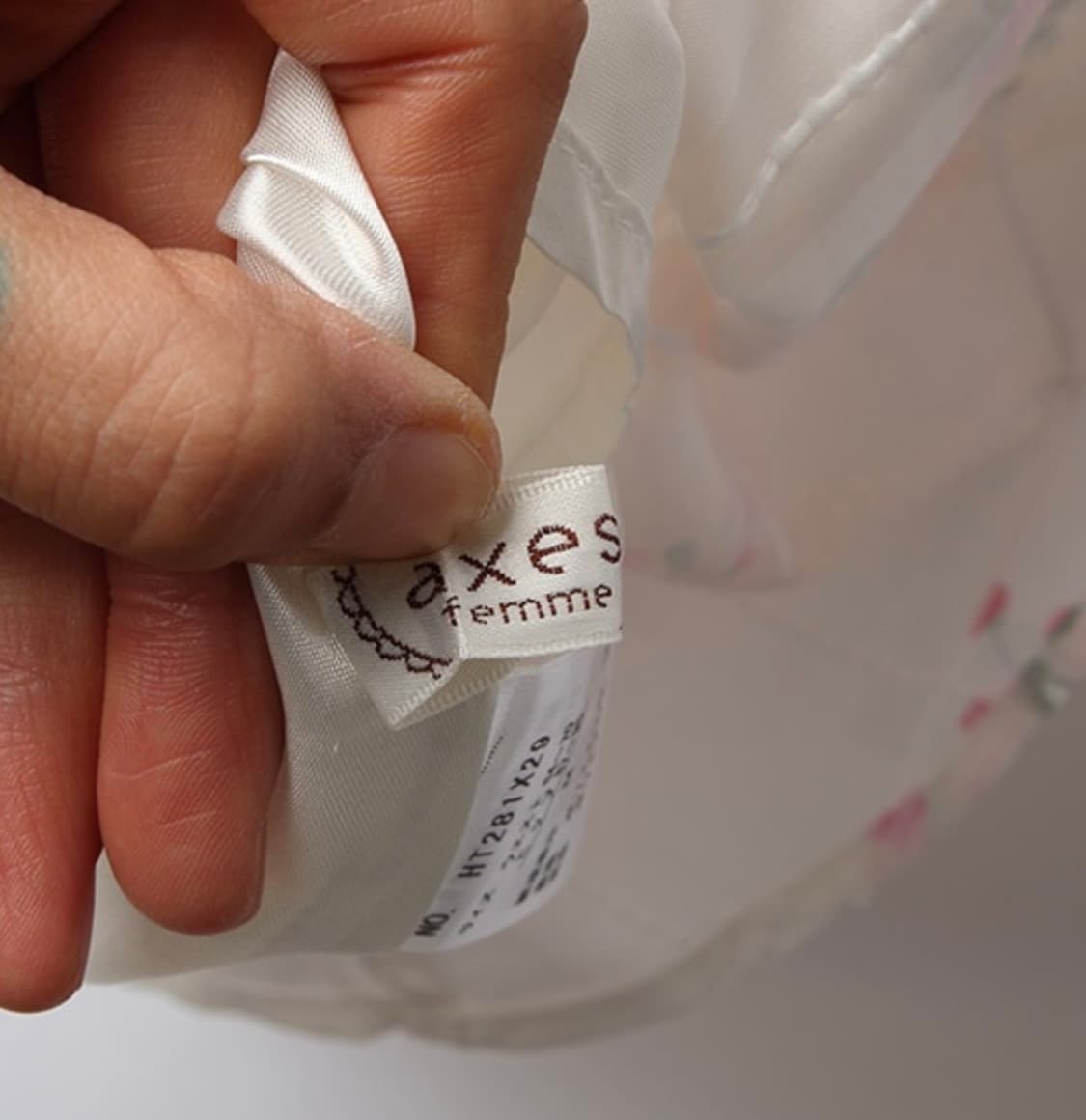 엑시즈팜 택포3개 코디세트 오프숄더니트+레이스나시+스커트 상품이미지4