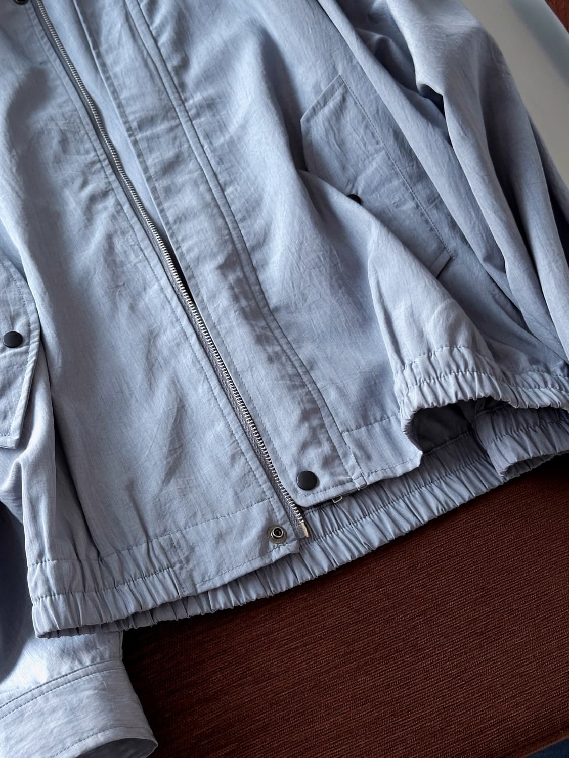 JPN made light poly design blouson 상품이미지4