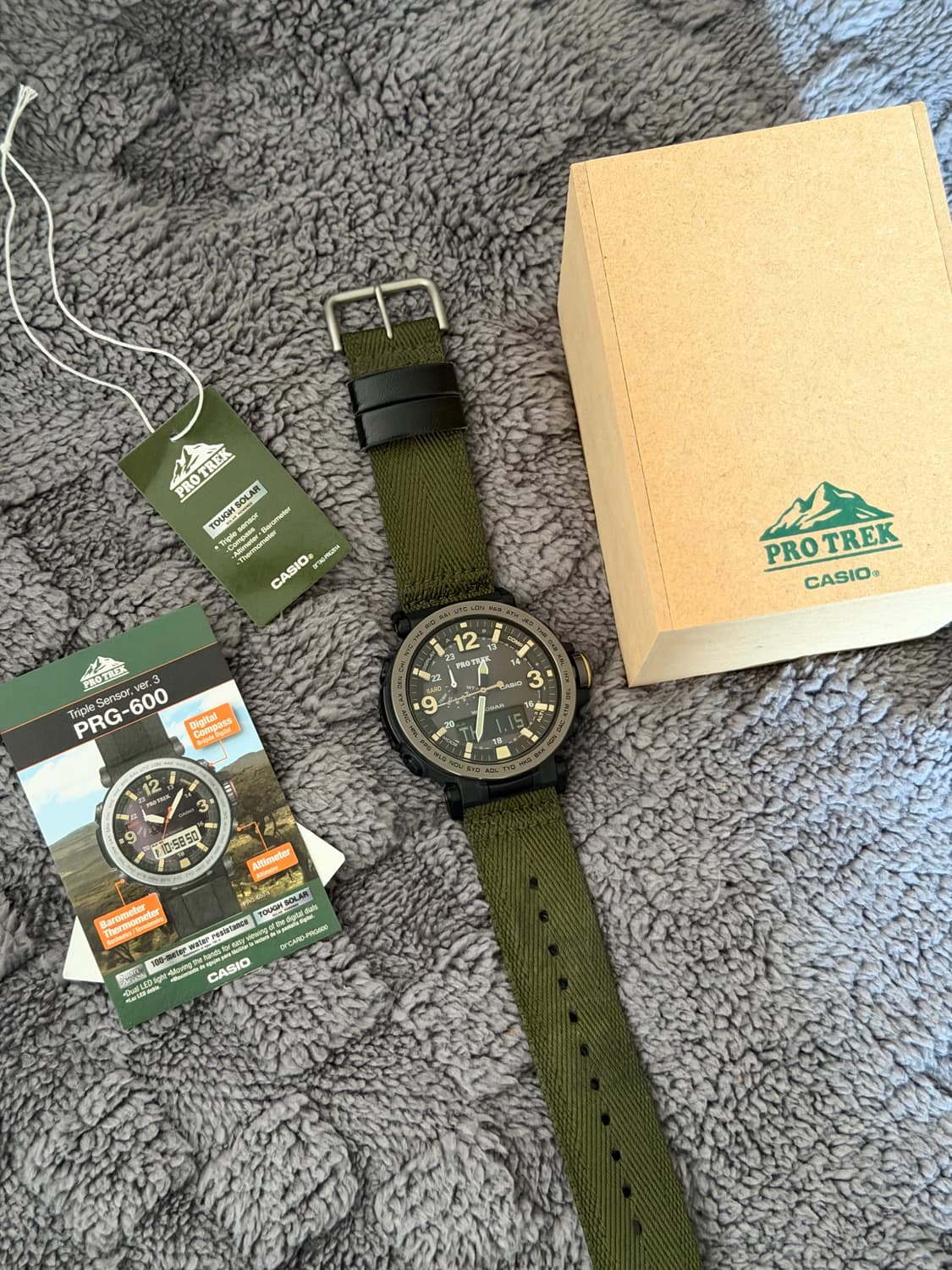 CASIO PRO TREK PRG-600 TOUGH SOLAR 상품이미지2