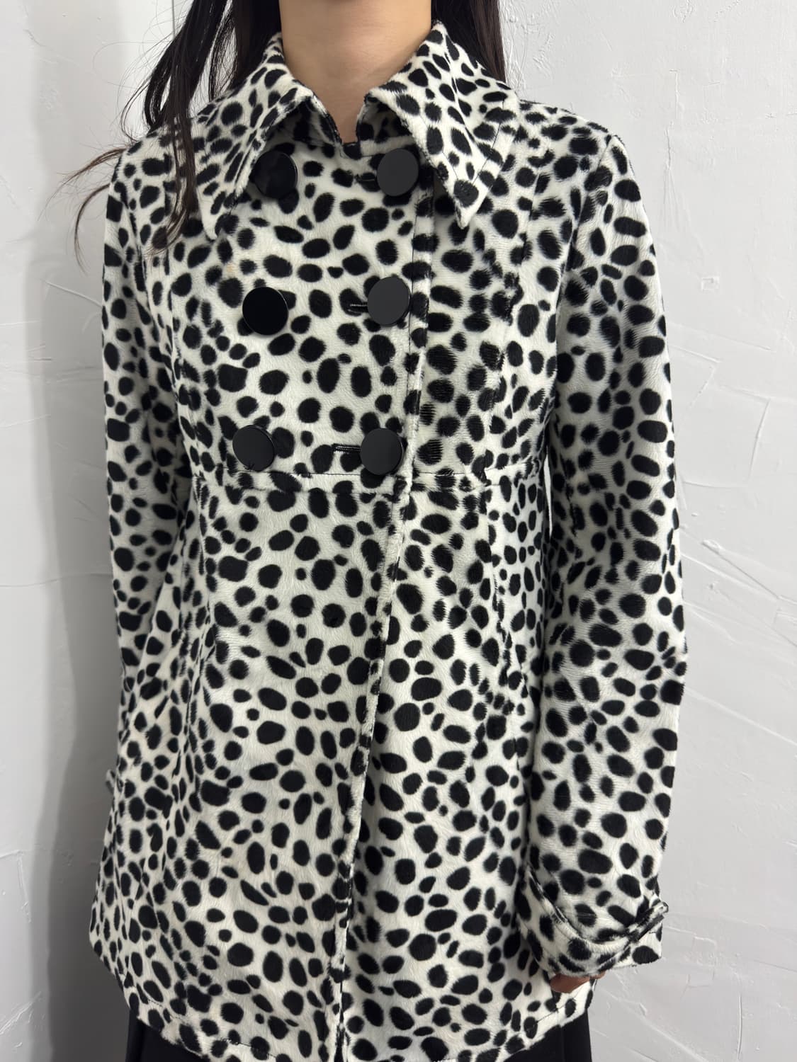 diamond julia leopard dubble button coat 상품이미지5