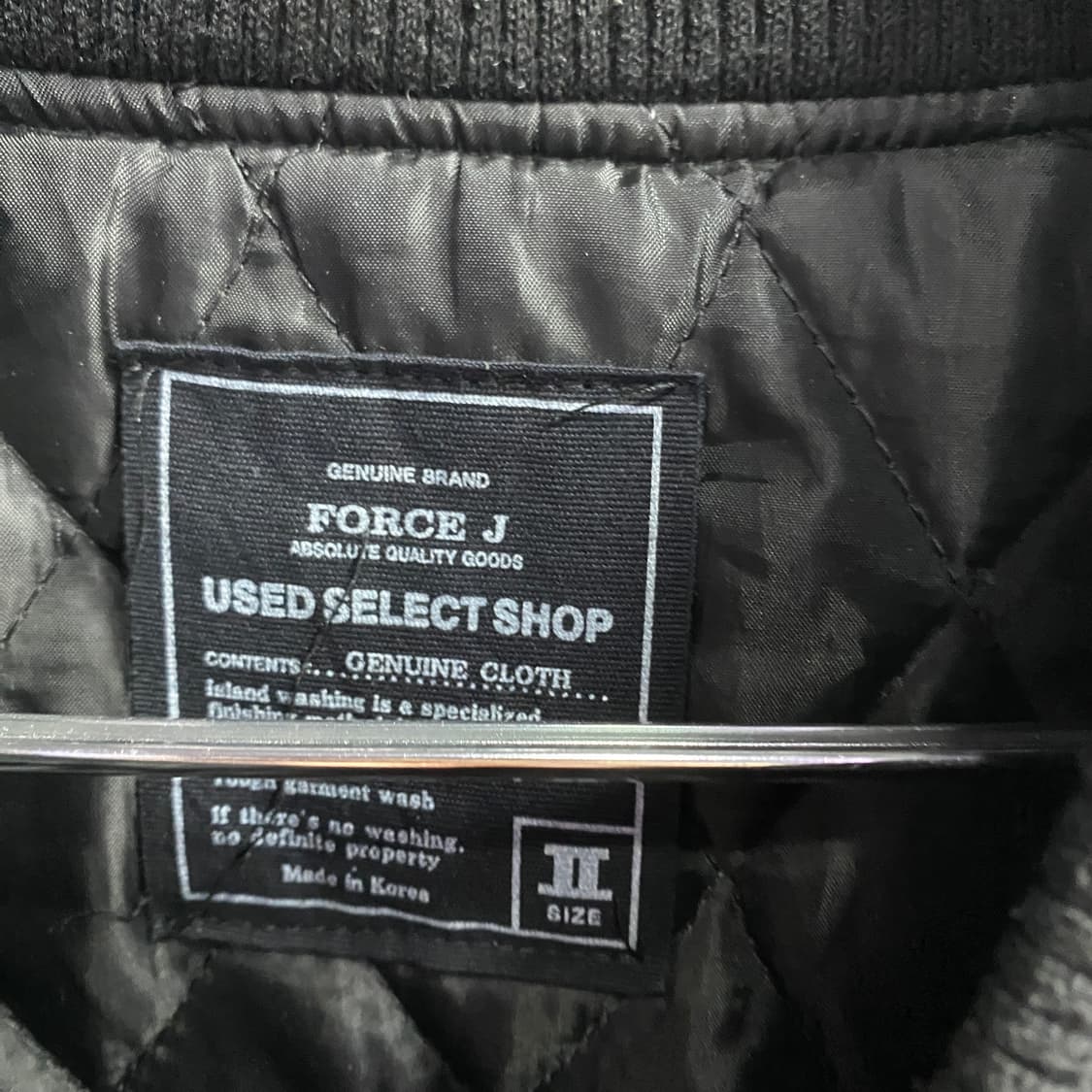 Force J 빈티지 패치 MA-1 항공점퍼 B4280 상품이미지9