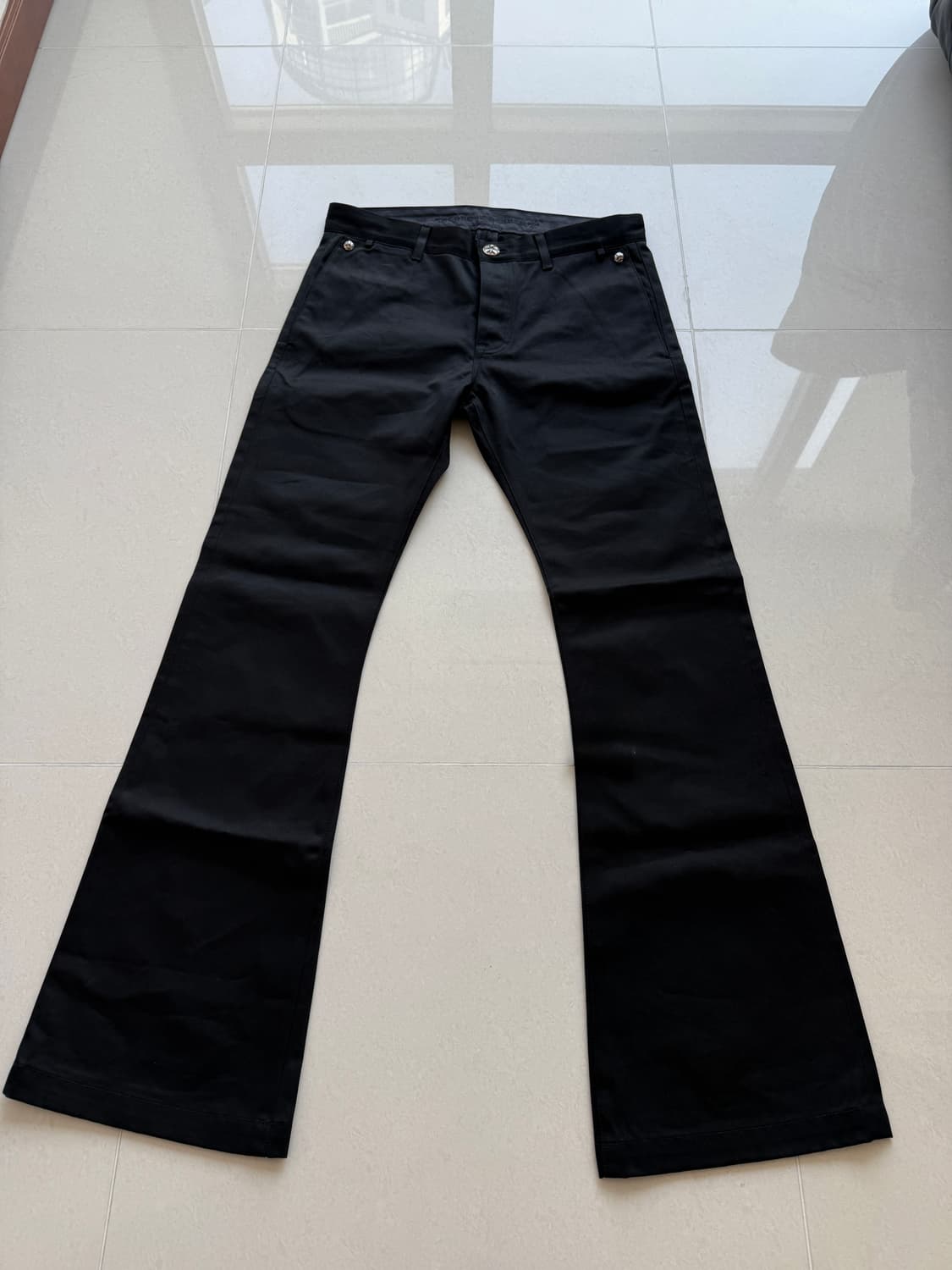 크롬하츠 RS 부츠컷  블랙 팬츠  상품이미지3