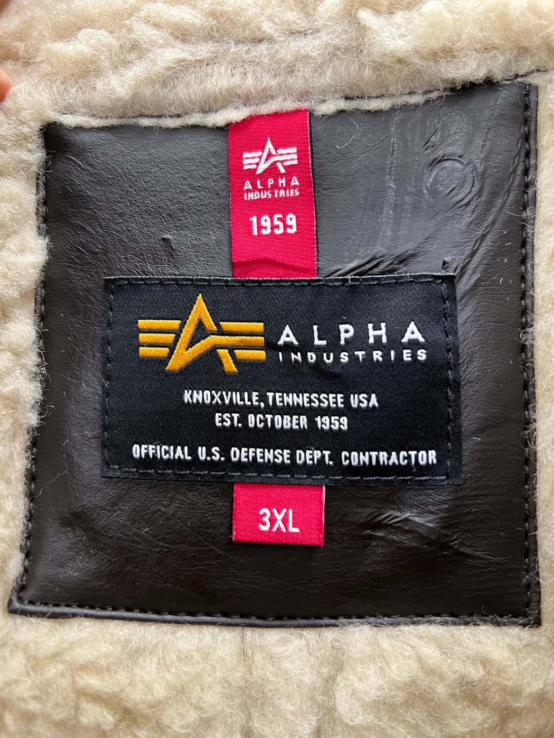 Alpha Industries B-3 Shearling Flight 상품이미지4
