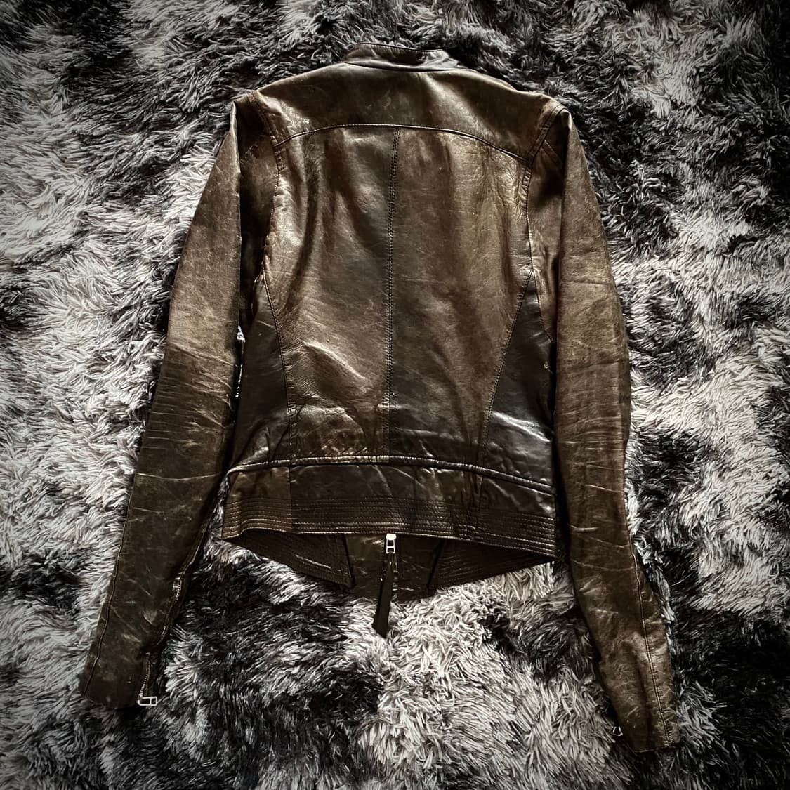 (최종 가격 인하)EKAM Double-Zip Leather Jacket 상품이미지7