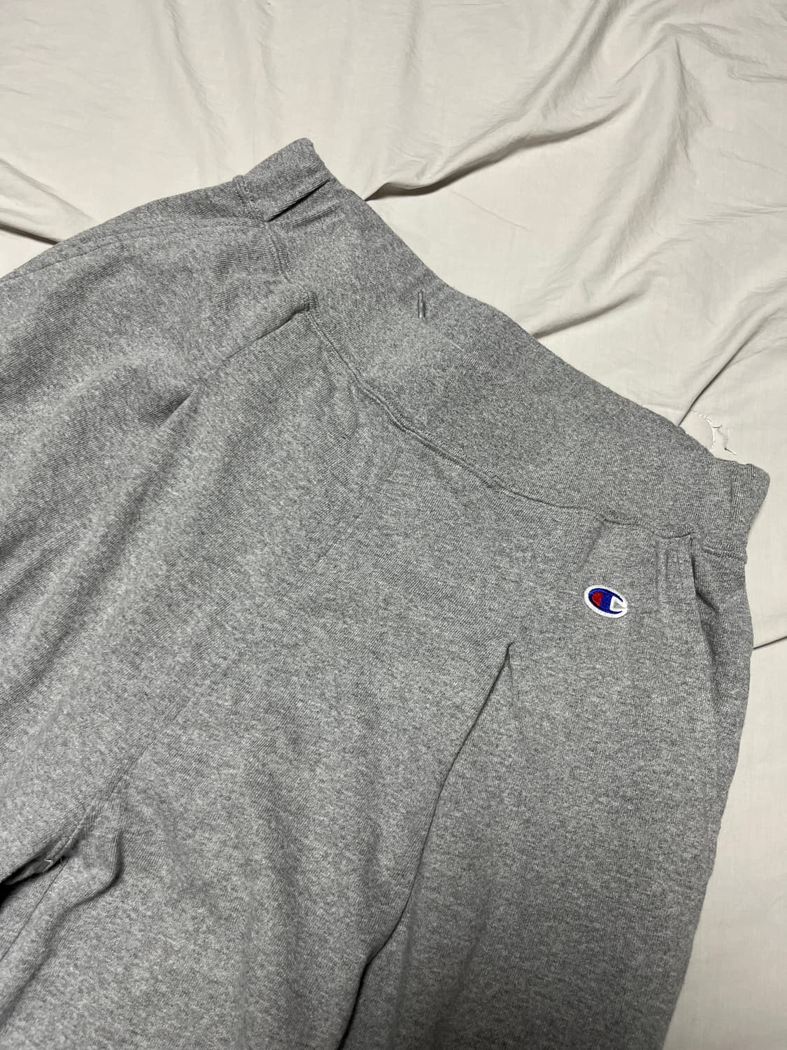 [M] 챔피온 논기모 와이드 그레이 팬츠 상품이미지4