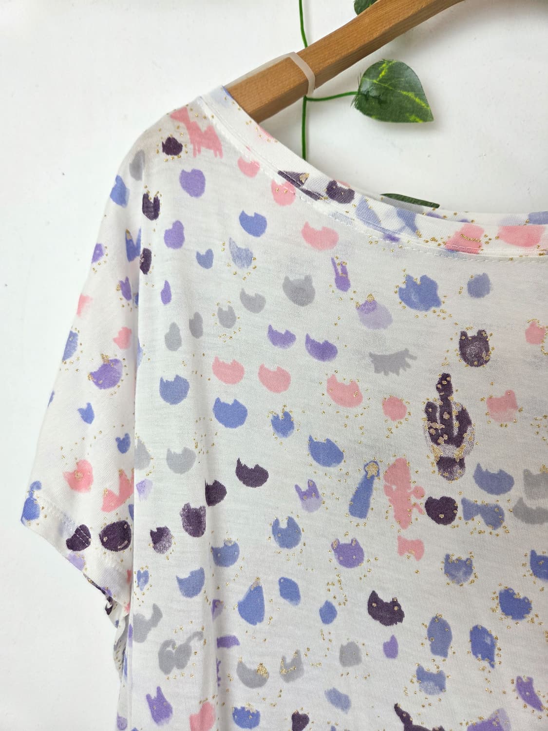 tsumori chisato 고양이 가득 탑 상품이미지4