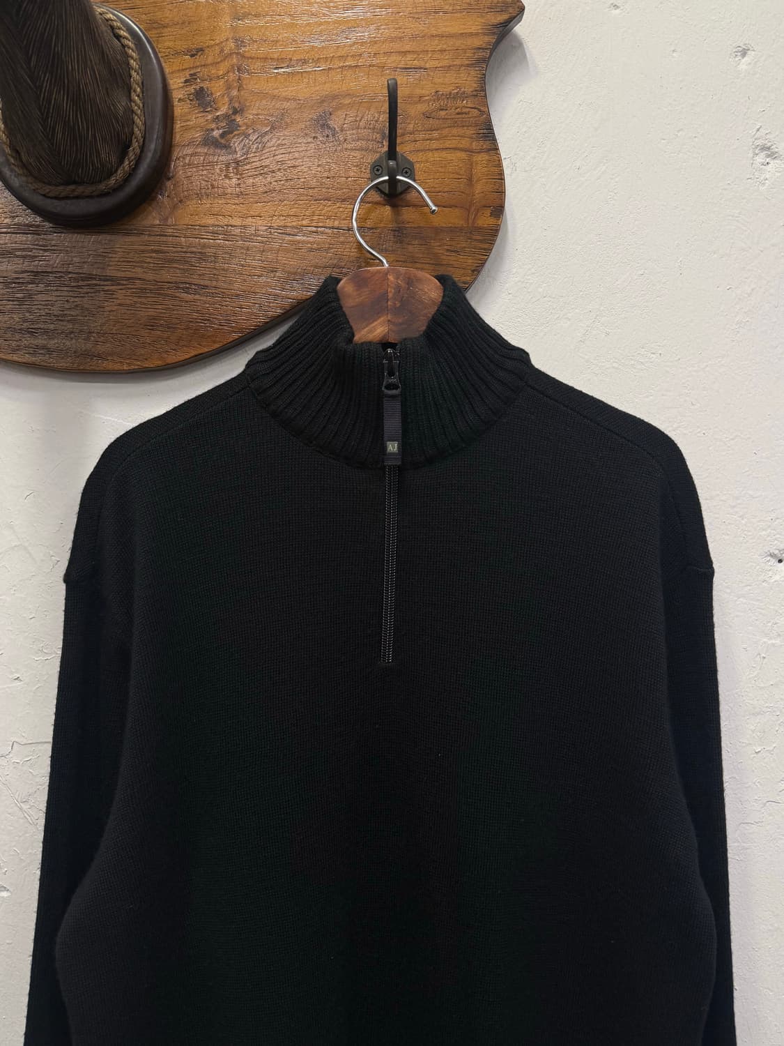 M) Italy Armani Jeans Half Zip Knit Swea 상품이미지2