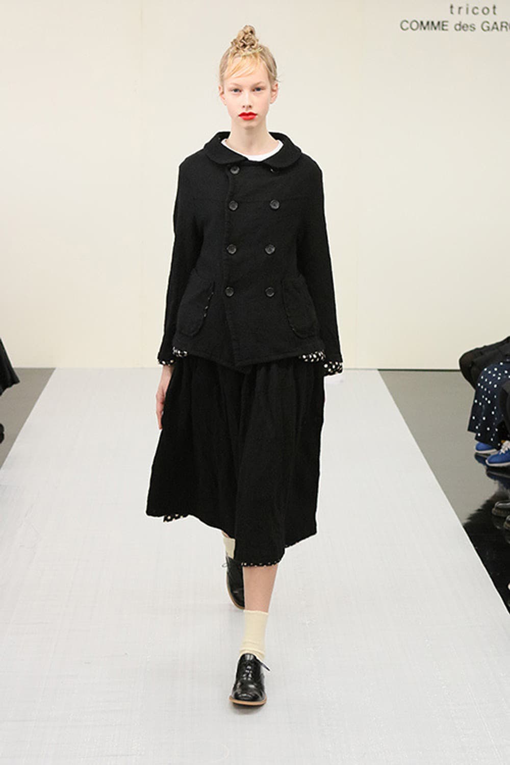 Double Button Fulling Wool Coat 상품이미지1