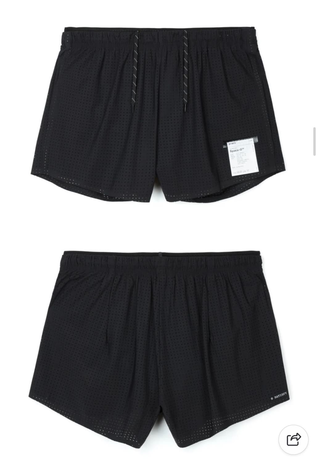 새티스파이 스페이스 오 2.5인치 디스턴스 쇼츠 트레일 러닝쇼츠 상품이미지1