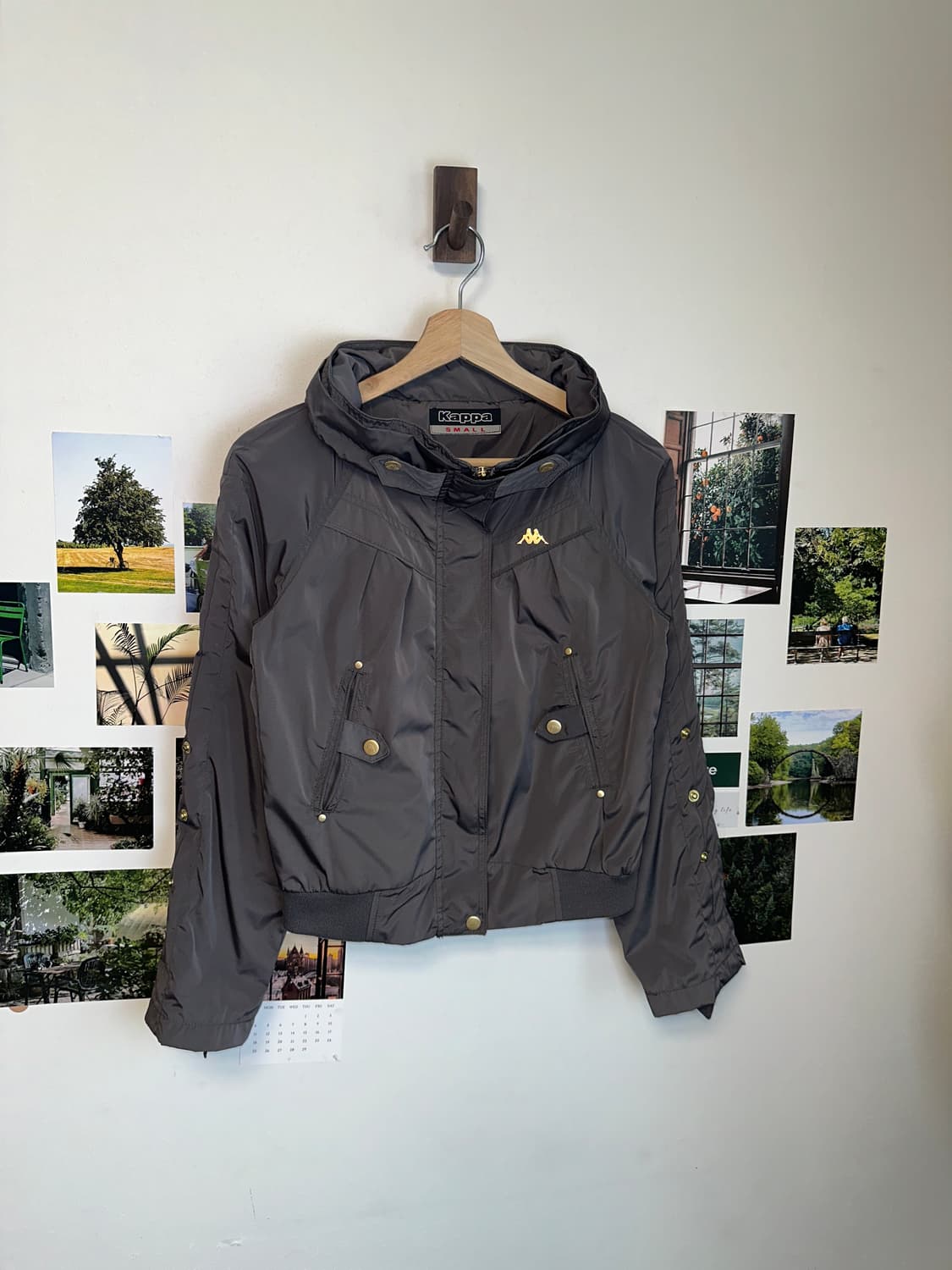 Kappa charcoals y2k 바람막이 상품이미지4