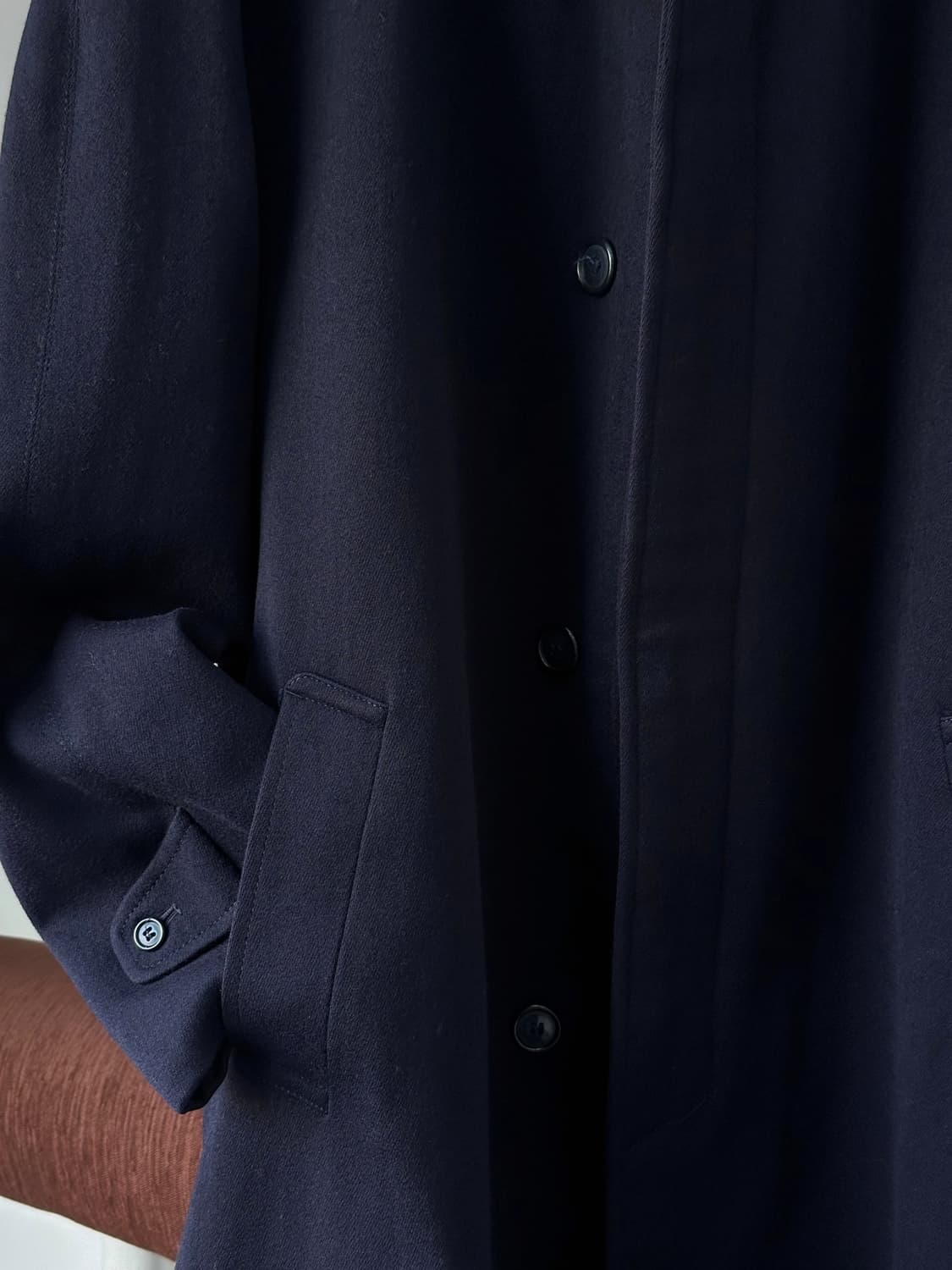 Wool melton soutien collar coat 상품이미지2