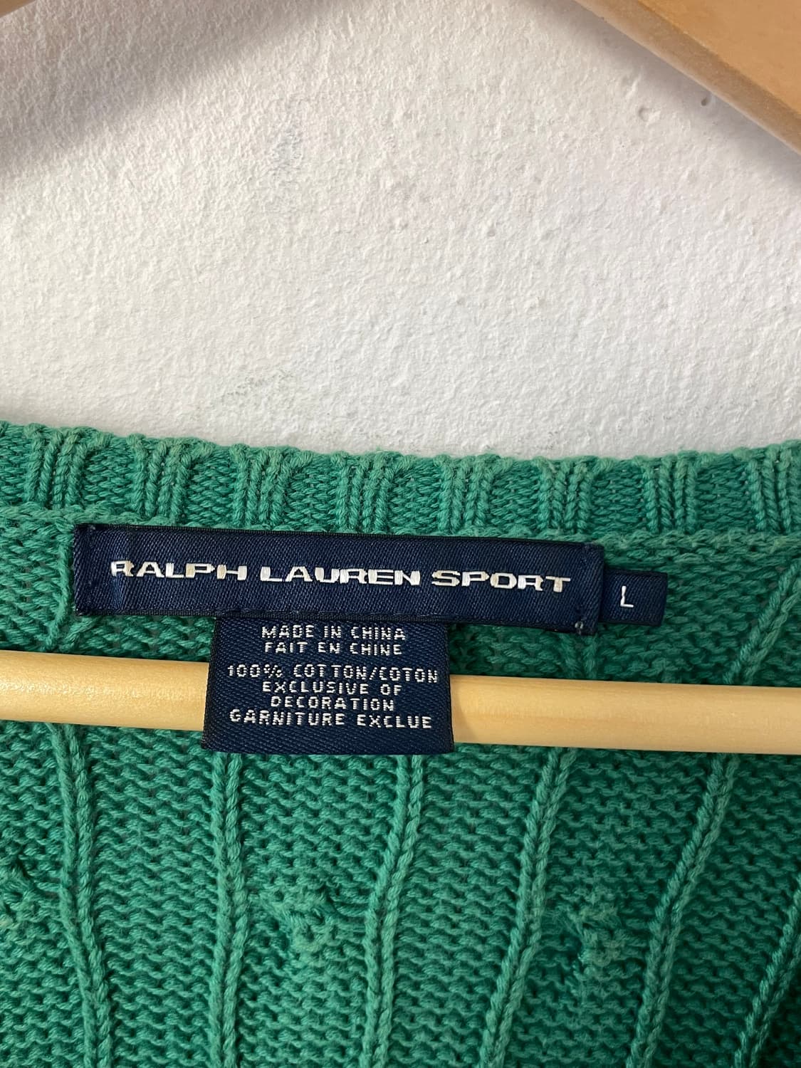 랄프로렌 스포츠 브이넥 니트  상품이미지5