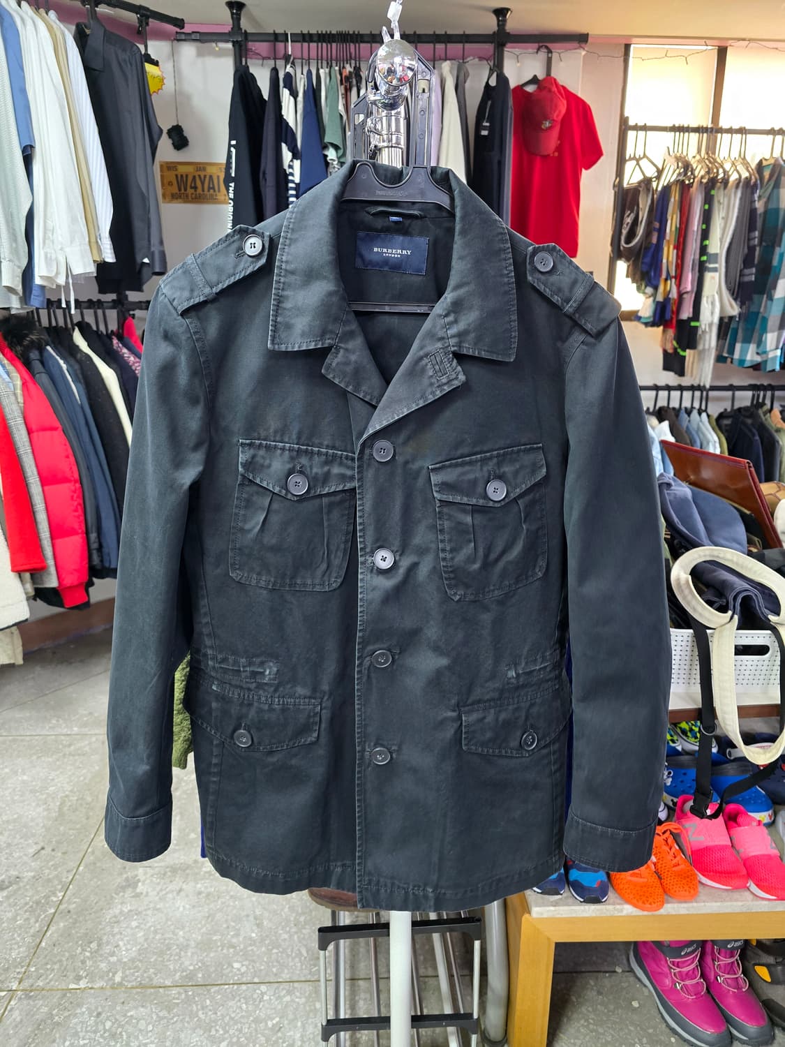 버버리 블랙 야상 자켓 (1350) 상품이미지1