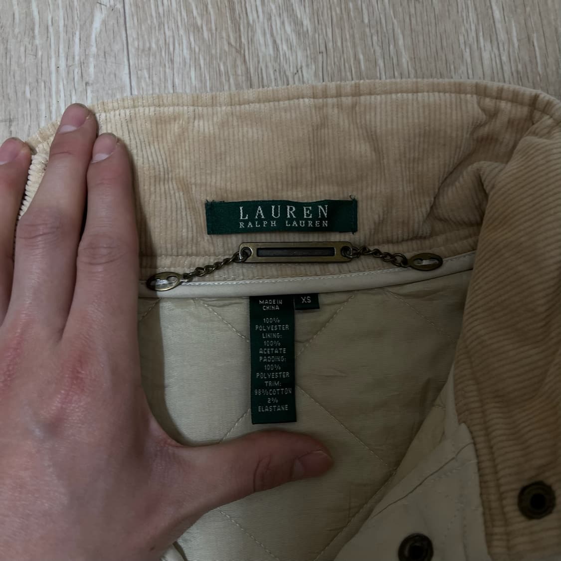 폴로 로렌 랄프로렌 여성 누빔 퀼팅자켓 XS/85  상품이미지4