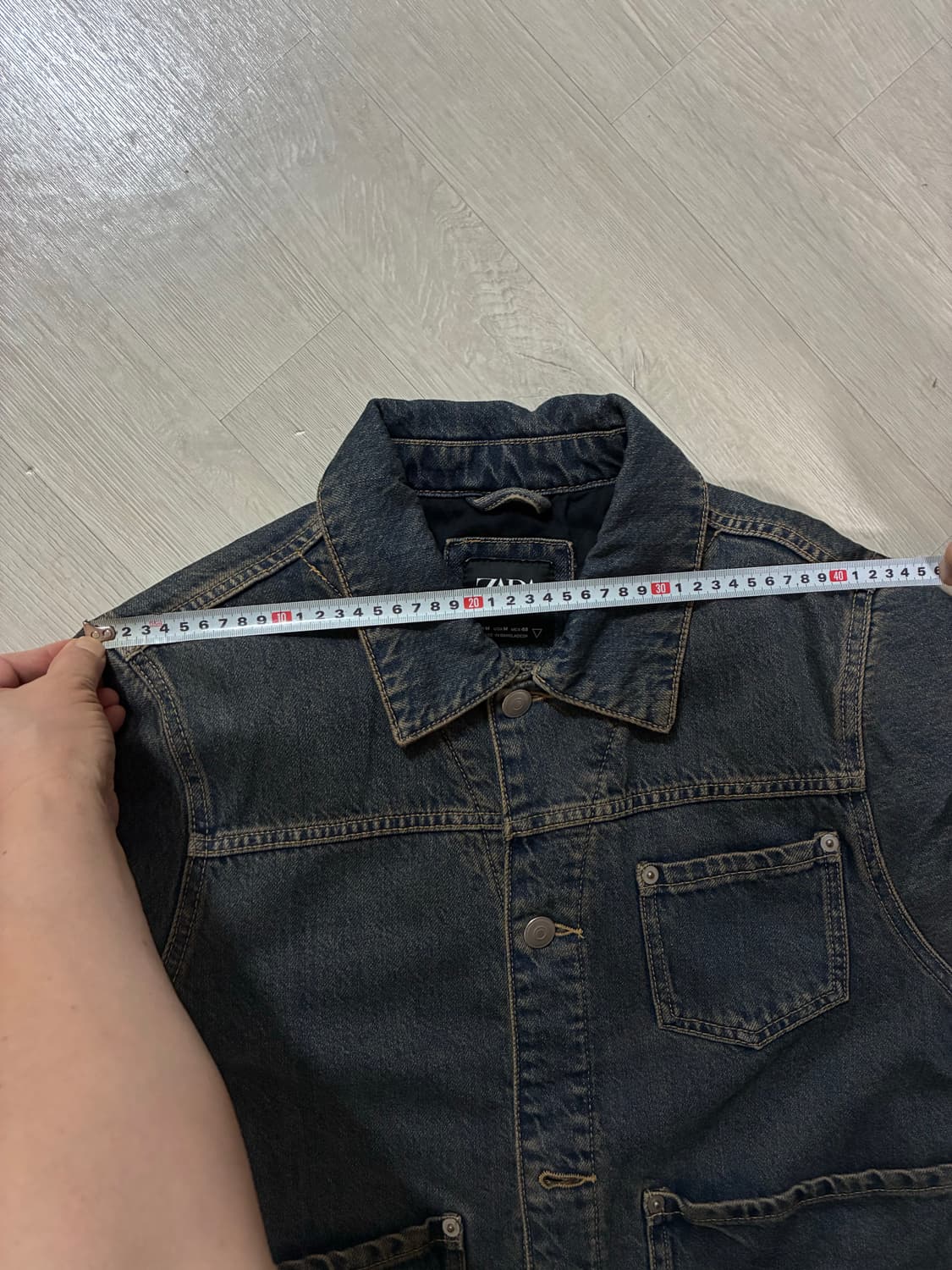 자라 빈티지스타일 데님 자켓 상품이미지3