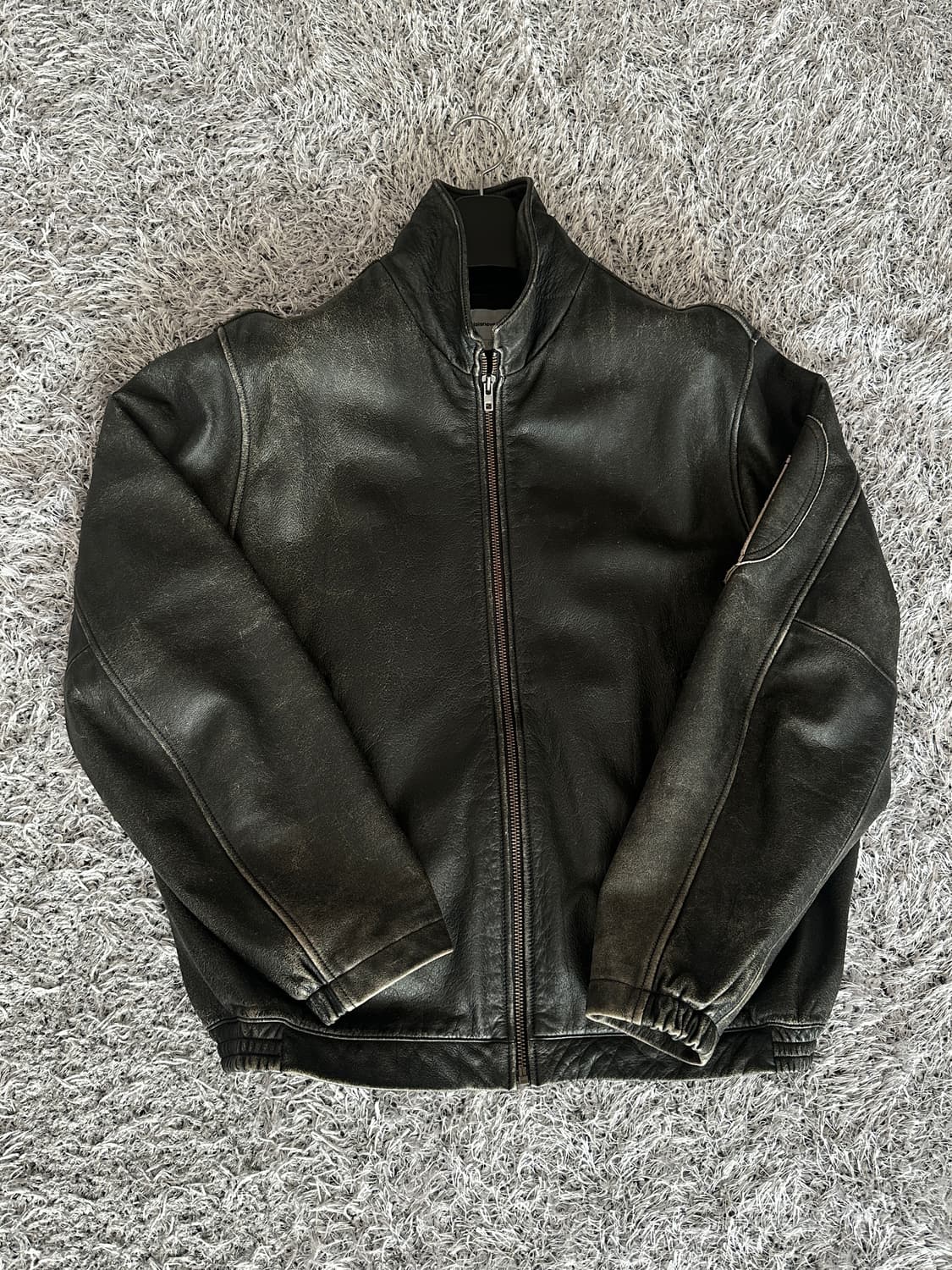 디스이즈네버댓 플라이트 레더자켓 L 상품이미지5