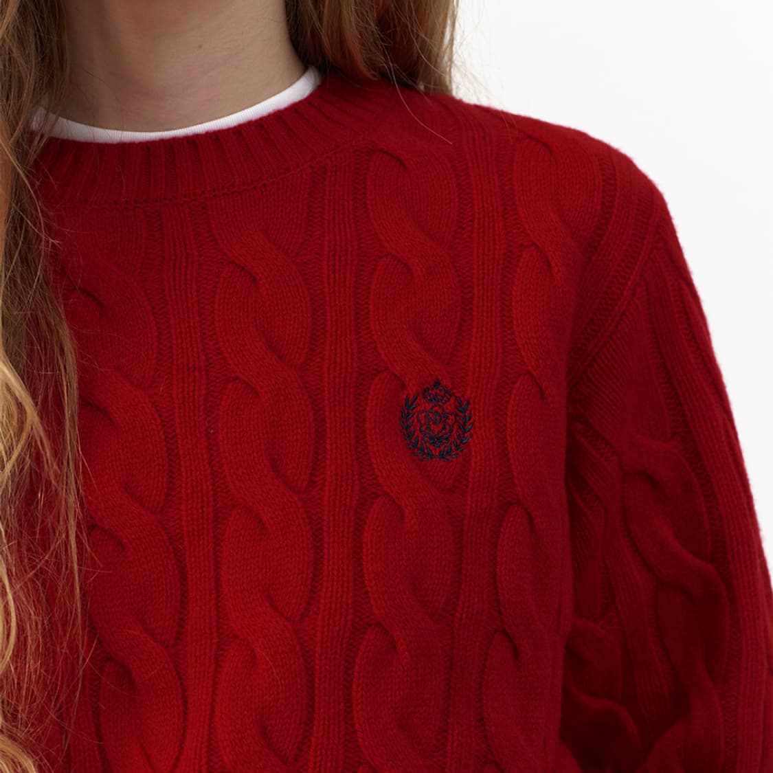 던스트(DUNST) 케이블 크루넥 니트 44 상품이미지2