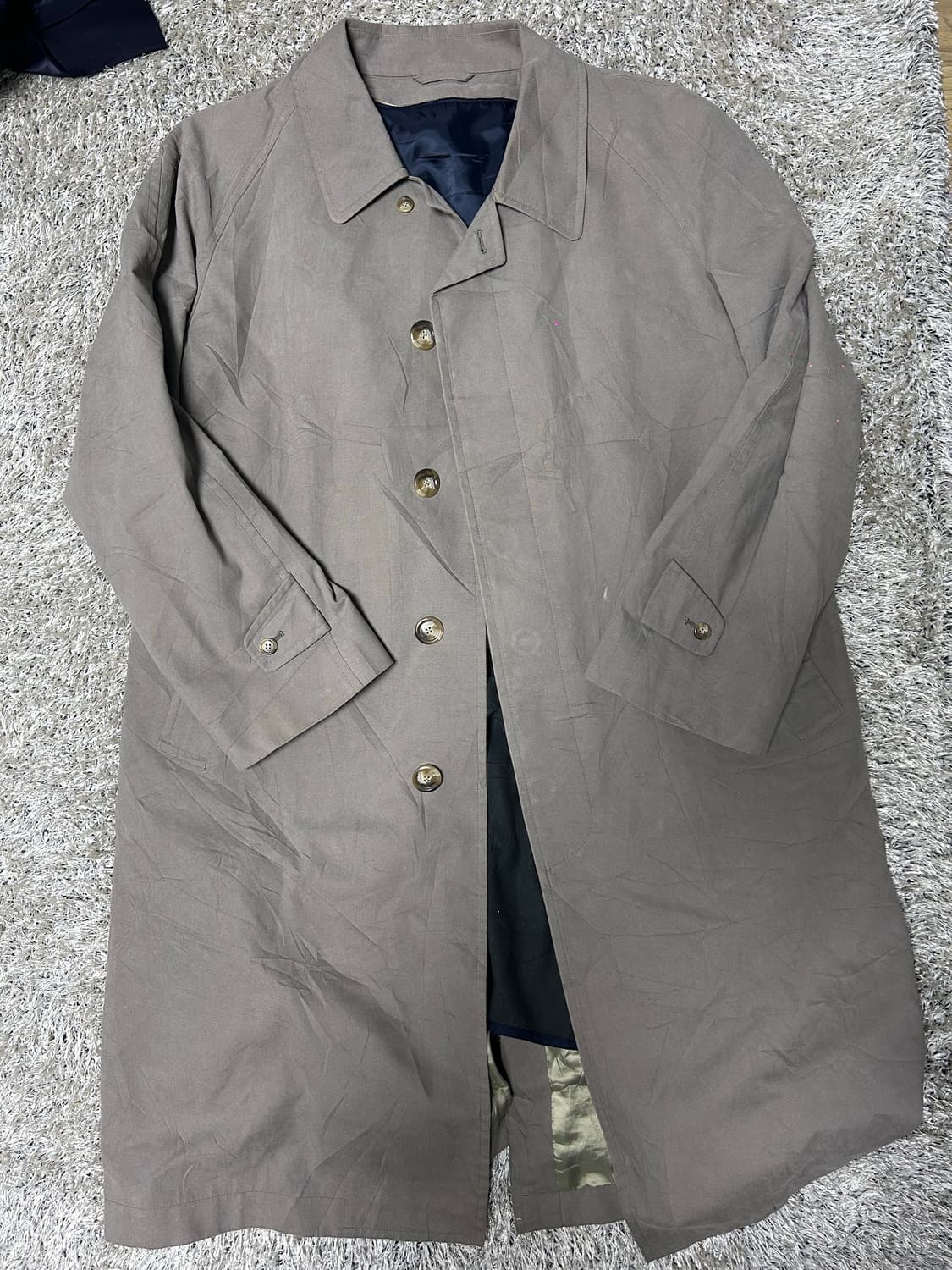 일본판 폴리 트랜치코트 사이즈 105-110 상품이미지1