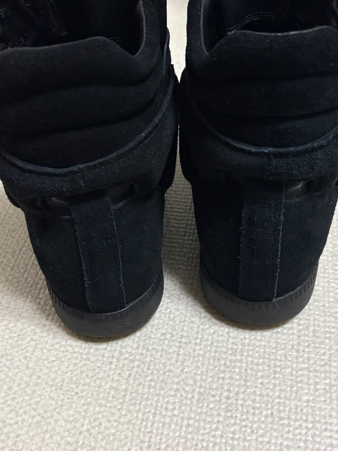 더에펠 드릭 레더 벨크로 소가죽 하이탑 스니커즈 235 상품이미지5