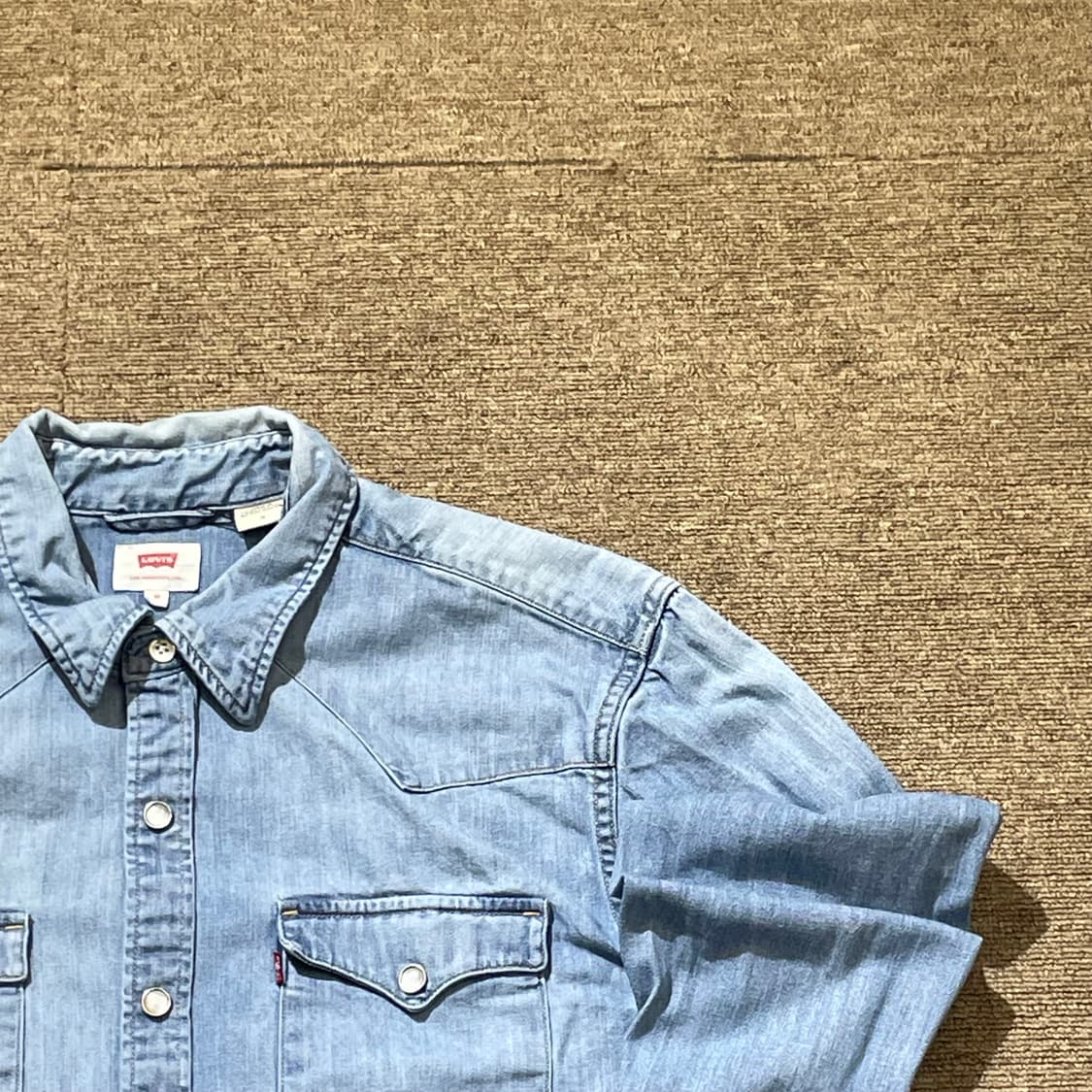 (M) Levi's 리바이스 코튼 데님 셔츠 상품이미지4