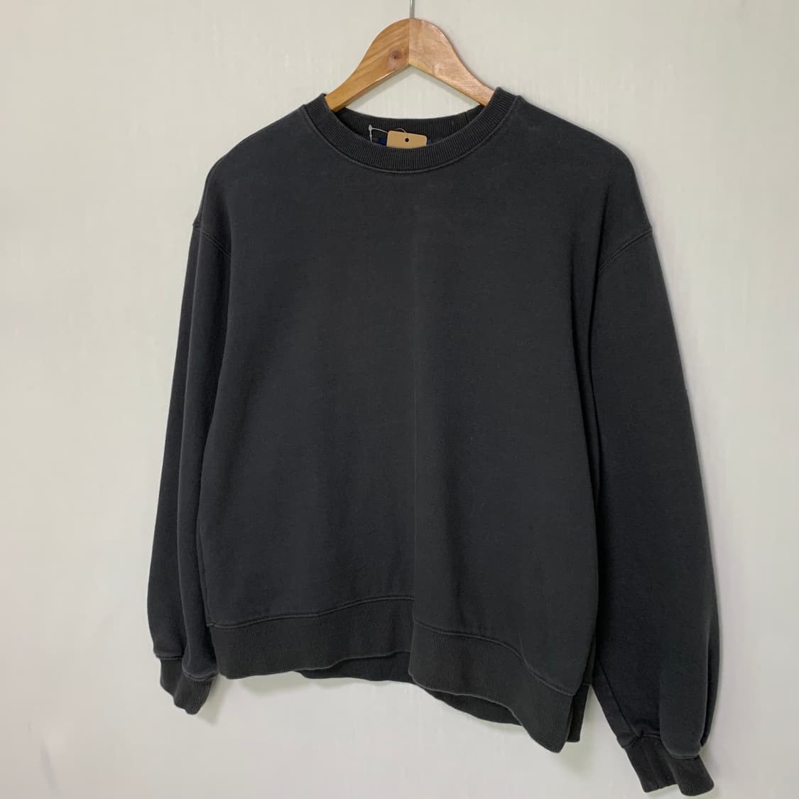 세인트제임스 패치 베이직 코튼 맨투맨 차콜 M 상품이미지2