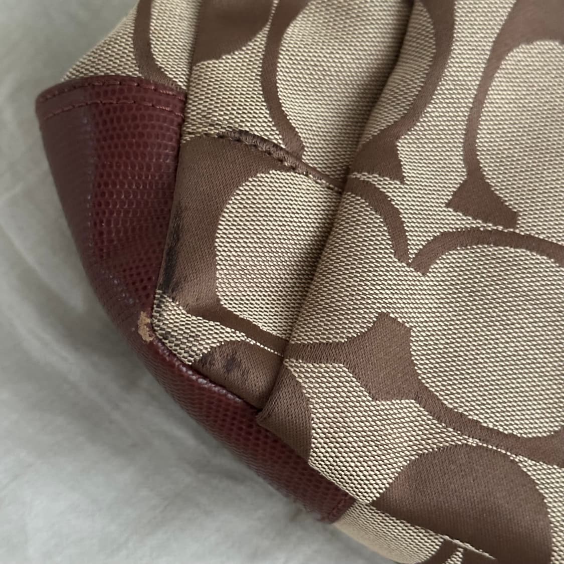 Coach 코치 시그니처 브라운 버킨 숄더백 빈티지 y2k 상품이미지7