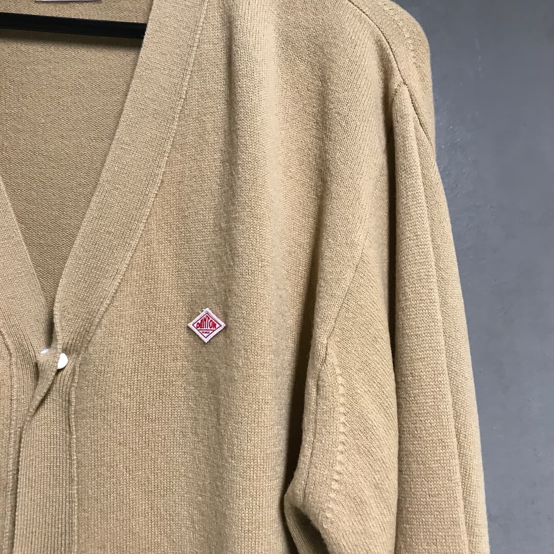 단톤 베이지 가디건 44 상품이미지4