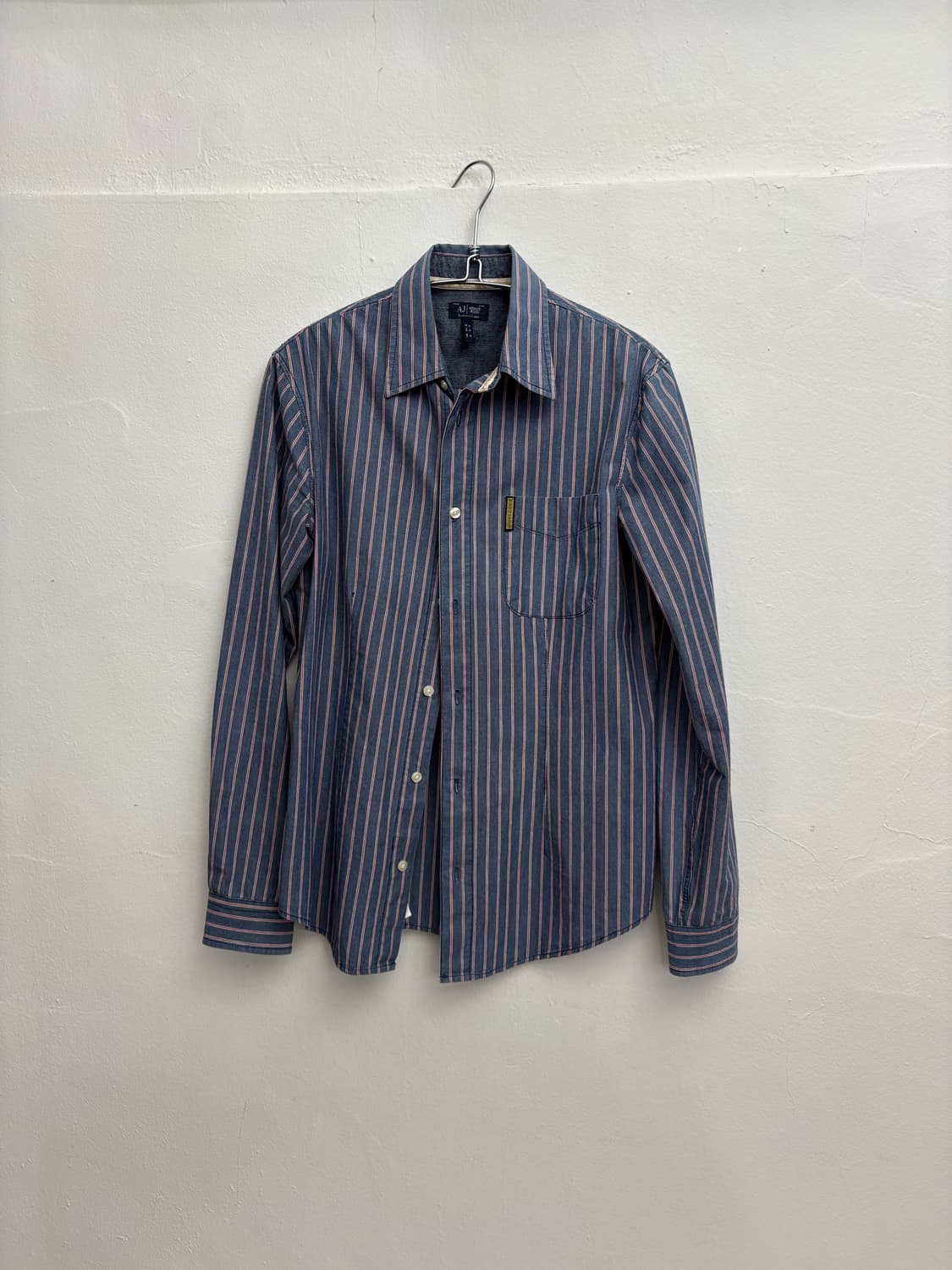 빈티지 아르마니 진 스트라이프 셔츠 상품이미지1
